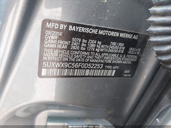 2015 BMW X3 XDRIVE28I