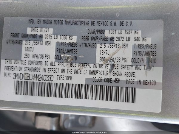 2021 MAZDA CX-30 SELECT
