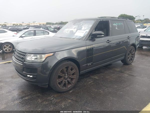 2017 LAND ROVER RANGE ROVER 5.0L V8 SUPERCHARGED