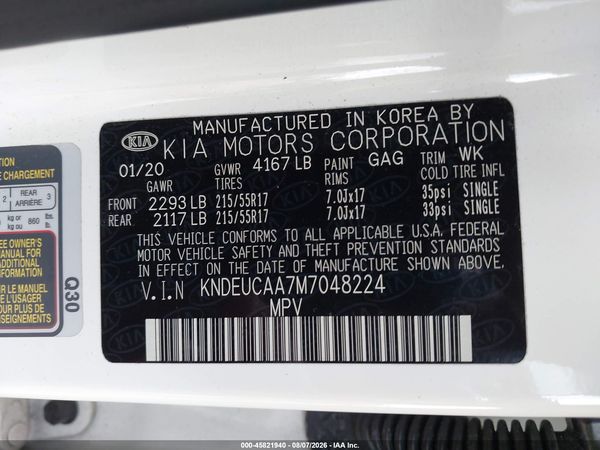 2021 KIA SELTOS S