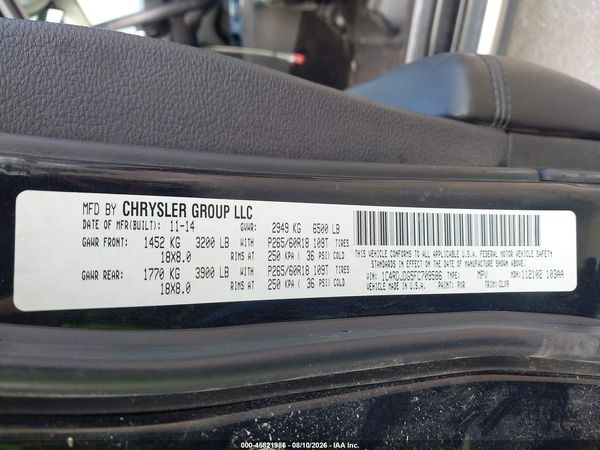 2015 DODGE DURANGO LIMITED