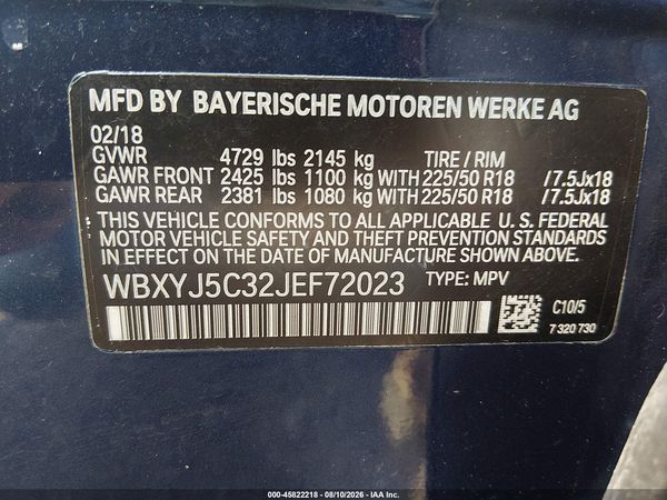 2018 BMW X2 XDRIVE28I