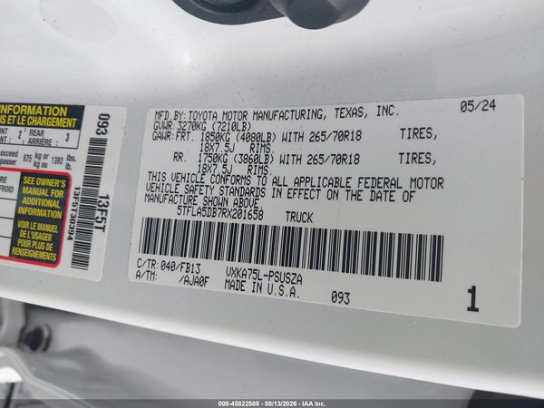 2024 TOYOTA TUNDRA SR5