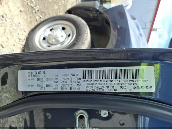 2018 RAM 2500 ST — I9