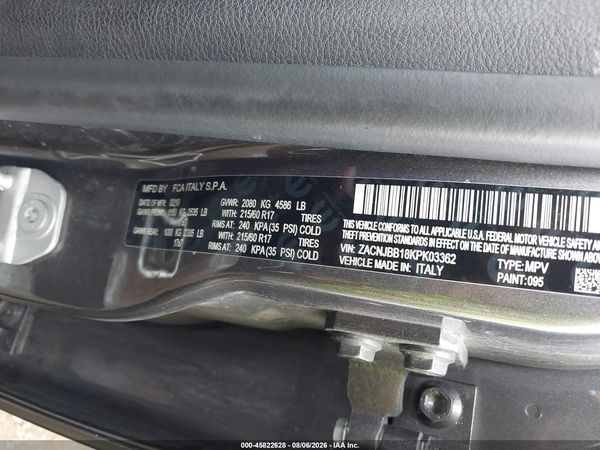2019 JEEP RENEGADE LATITUDE 4X4