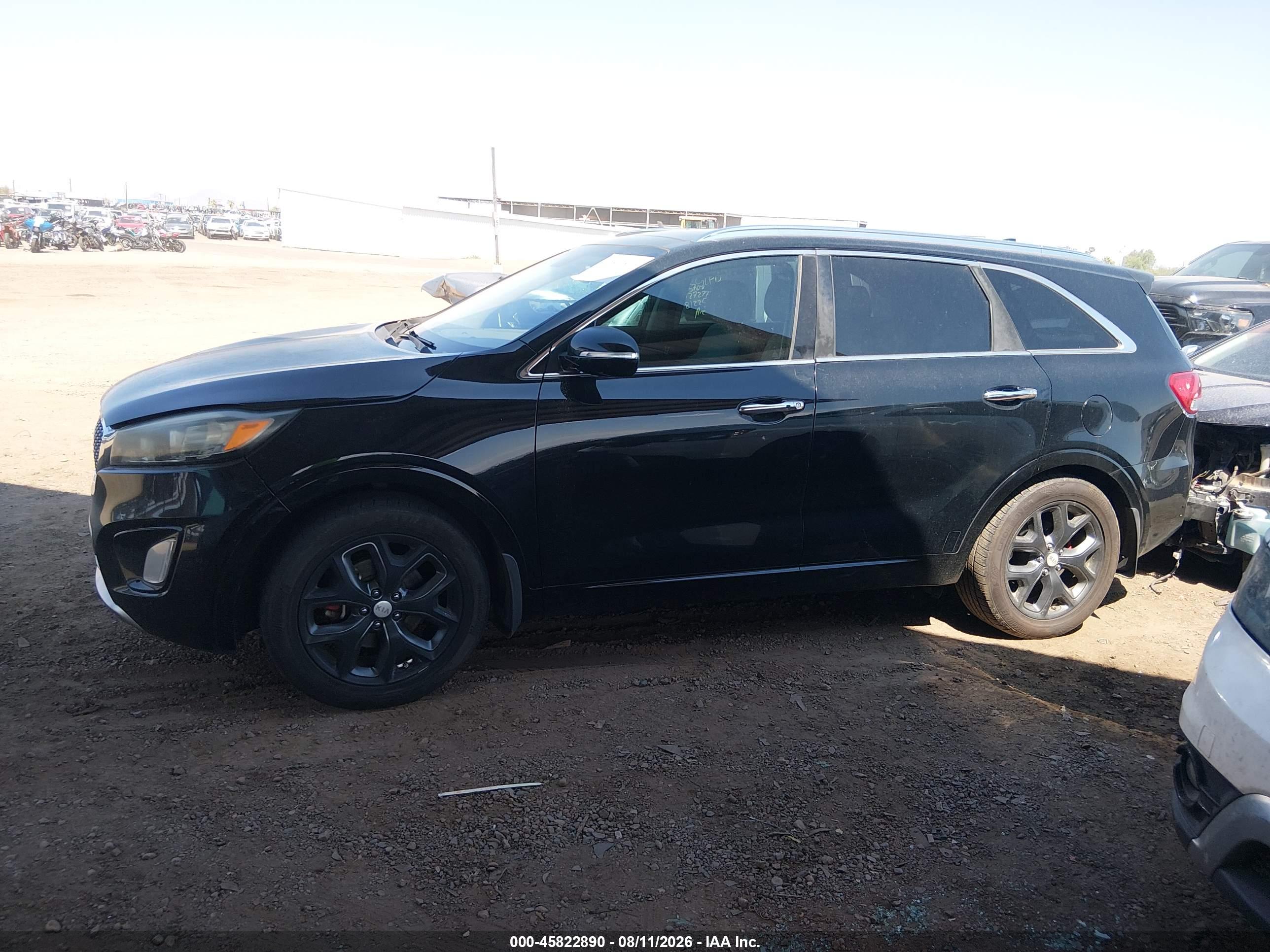 2016 KIA SORENTO 3.3L SX