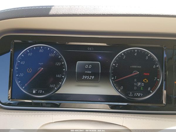 2014 MERCEDES-BENZ S 550 S550