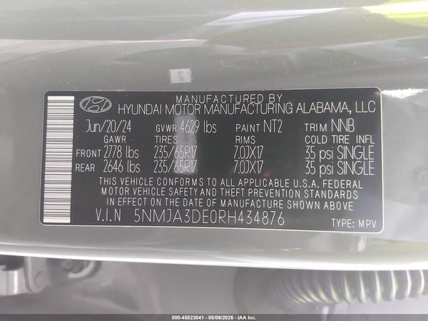 2024 HYUNDAI TUCSON SE