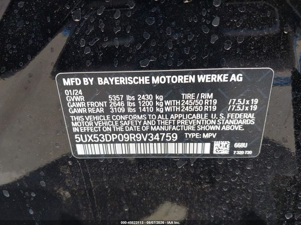 2024 BMW X3 XDRIVE30I