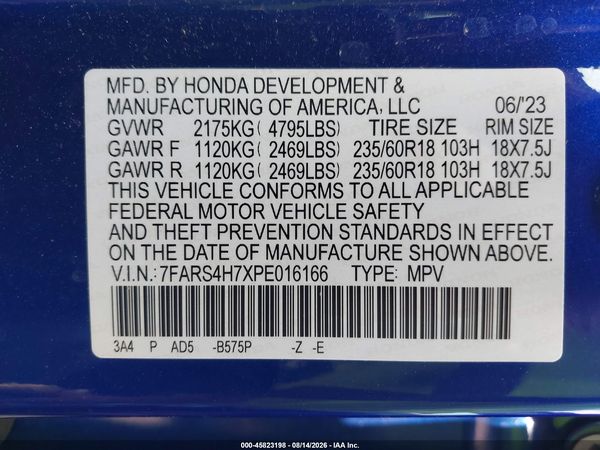 2023 HONDA CR-V EX-L AWD