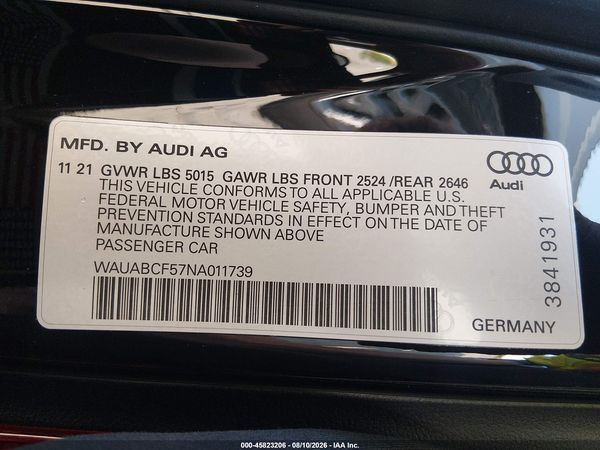 2022 AUDI A5 SPORTBACK