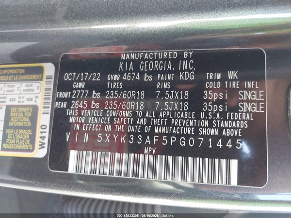 2023 KIA SPORTAGE EX