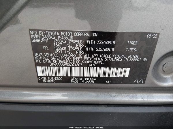 2025 TOYOTA BZ4X XLE
