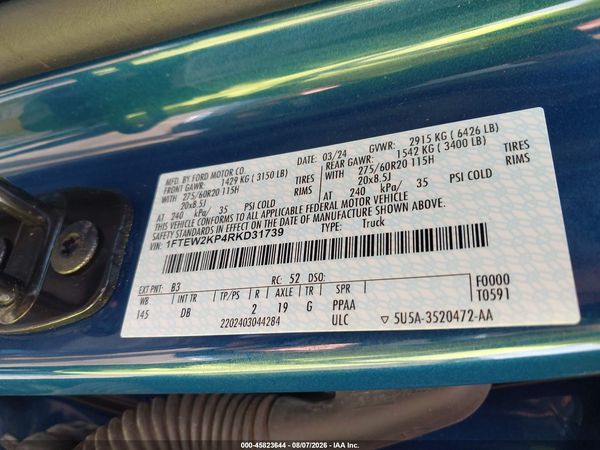 2024 FORD F-150 STX