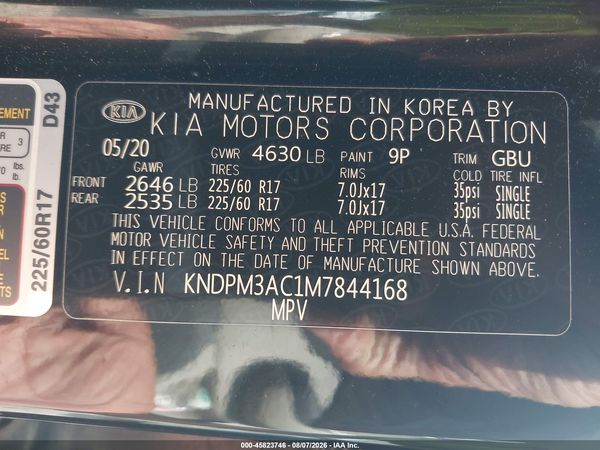 2021 KIA SPORTAGE LX