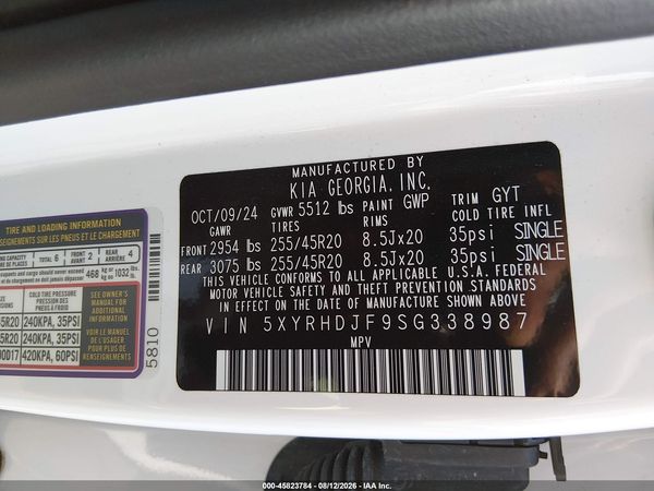 2025 KIA SORENTO X-LINE EX
