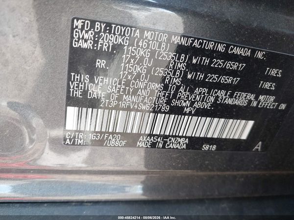 2025 TOYOTA RAV4 XLE