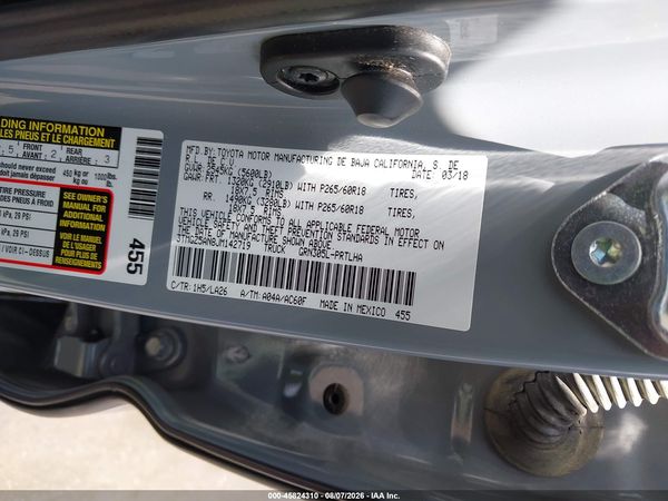 2018 TOYOTA TACOMA LIMITED