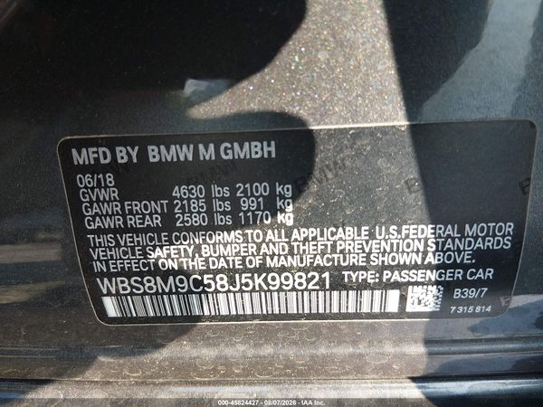 2018 BMW M3