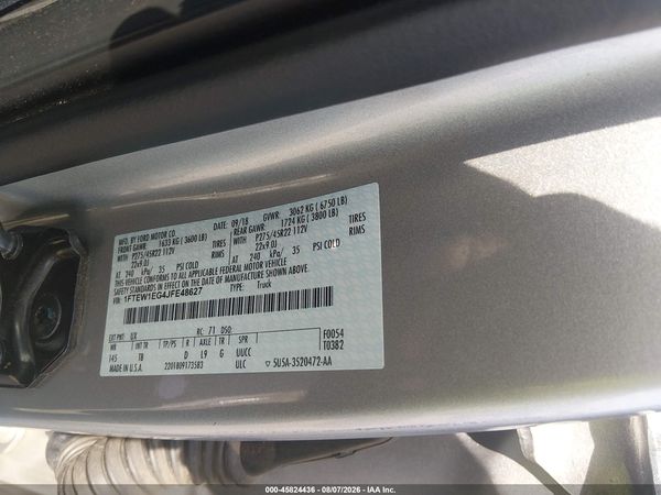 2018 FORD F-150 LIMITED