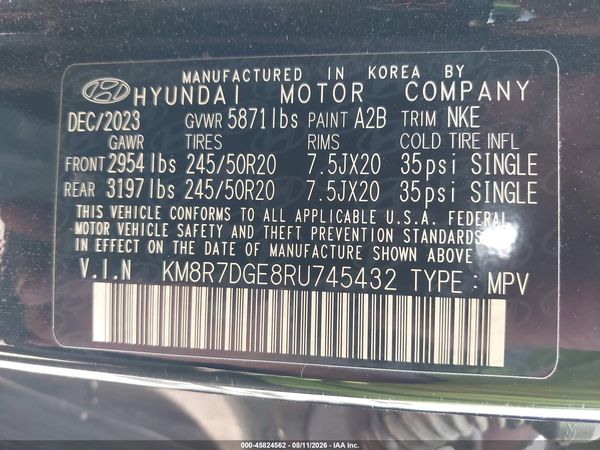 2024 HYUNDAI PALISADE