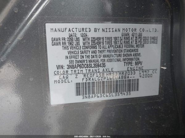 2025 NISSAN KICKS SR FWD