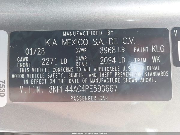 2023 KIA FORTE GT