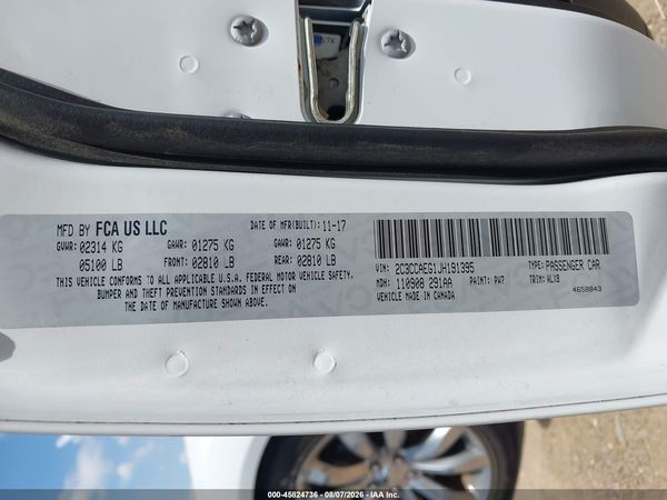 2018 CHRYSLER 300 LIMITED