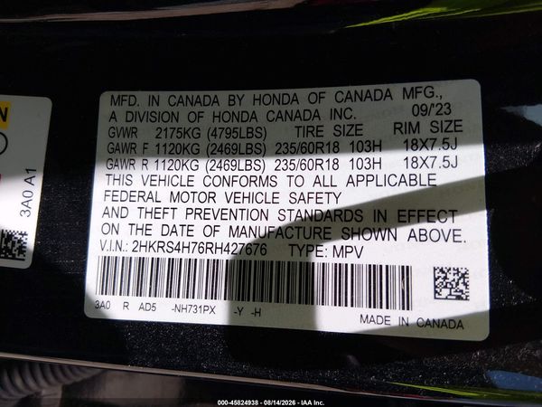 2024 HONDA CR-V EX-L AWD