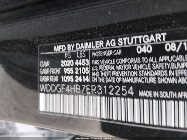 2014 MERCEDES-BENZ C 250 SPORT