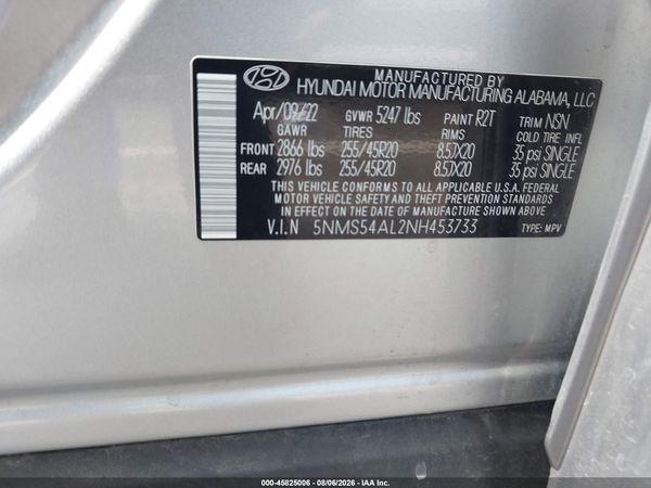 2022 HYUNDAI SANTA FE CALLIGRAPHY