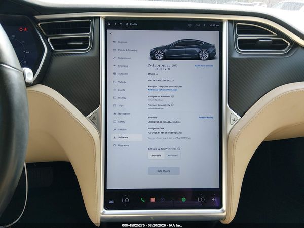 2017 TESLA MODEL S 100D/60D/75D/90D/P100D
