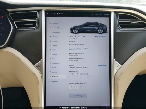 2017 TESLA MODEL S 100D/60D/75D/90D/P100D