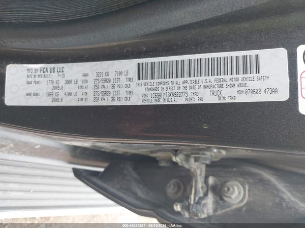 2019 RAM 1500
