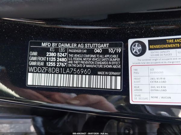 2020 MERCEDES-BENZ E 350 E350