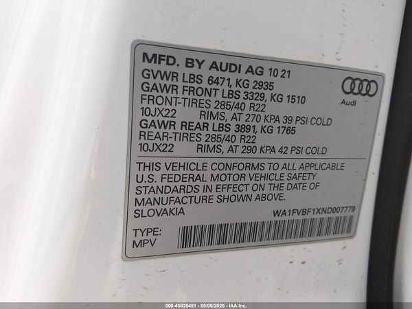 2022 AUDI Q8