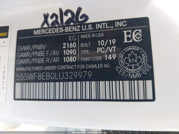 2020 MERCEDES-BENZ C 300 4MATIC