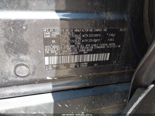 2025 TOYOTA RAV4 XLE