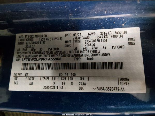 2024 FORD F-150 STX