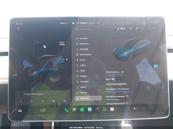 2018 TESLA MODEL 3 LONG RANGE/MID RANGE