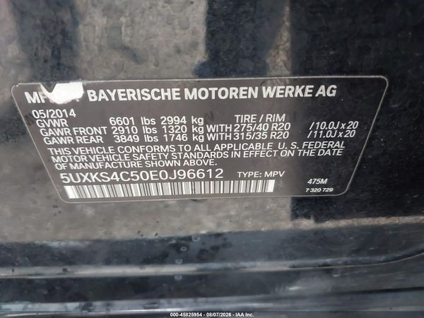 2014 BMW X5 XDRIVE35D