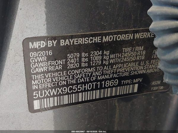 2017 BMW X3 XDRIVE28I