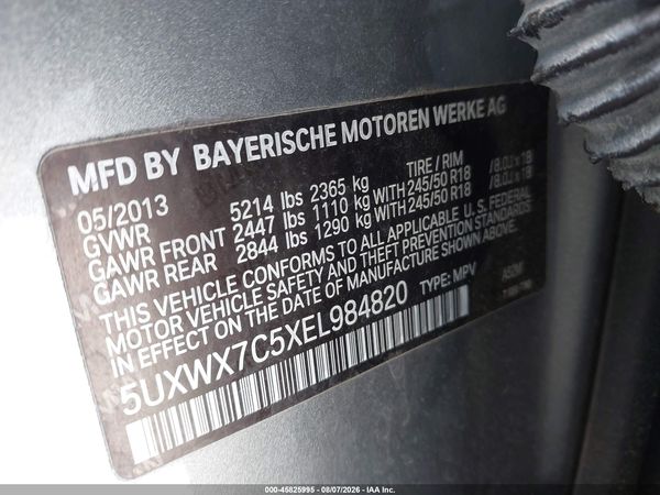 2014 BMW X3 XDRIVE35I