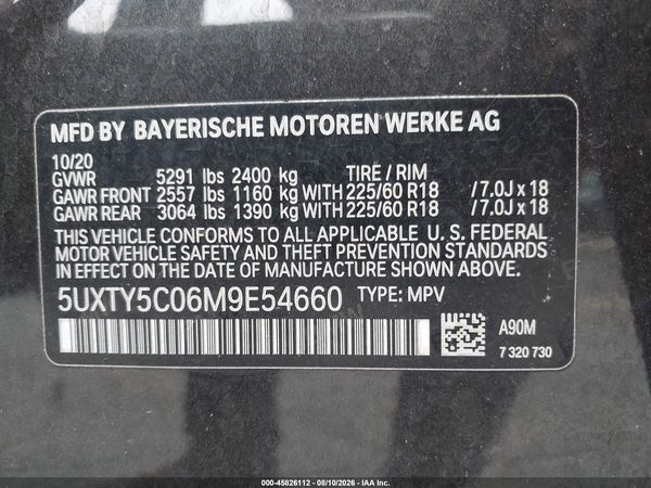 2021 BMW X3 XDRIVE30I