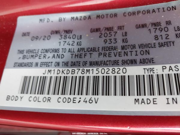 2021 MAZDA CX-3 SPORT