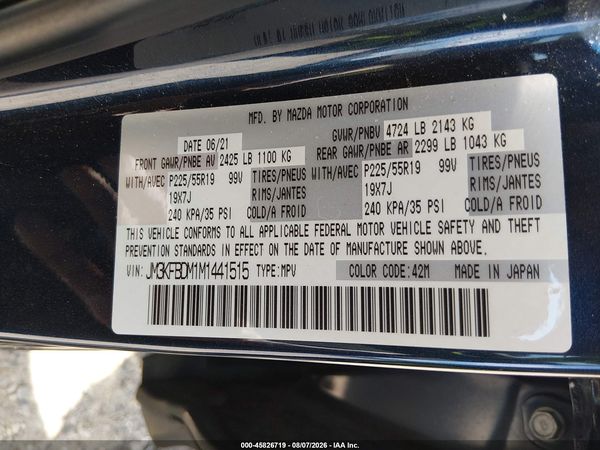 2021 MAZDA CX-5 GRAND TOURING