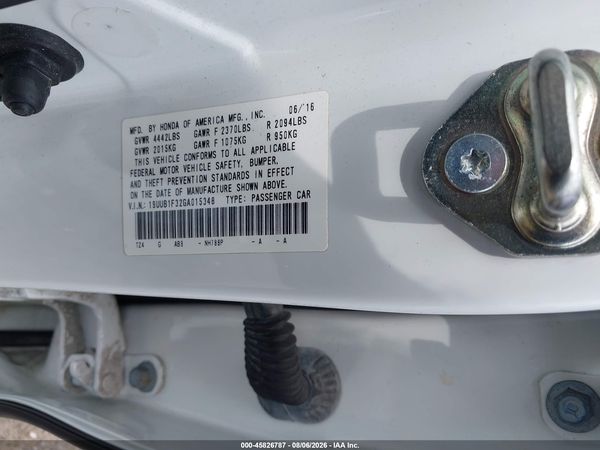 2016 ACURA TLX Base