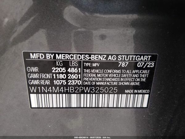 2023 MERCEDES-BENZ GLB 250 4MATIC