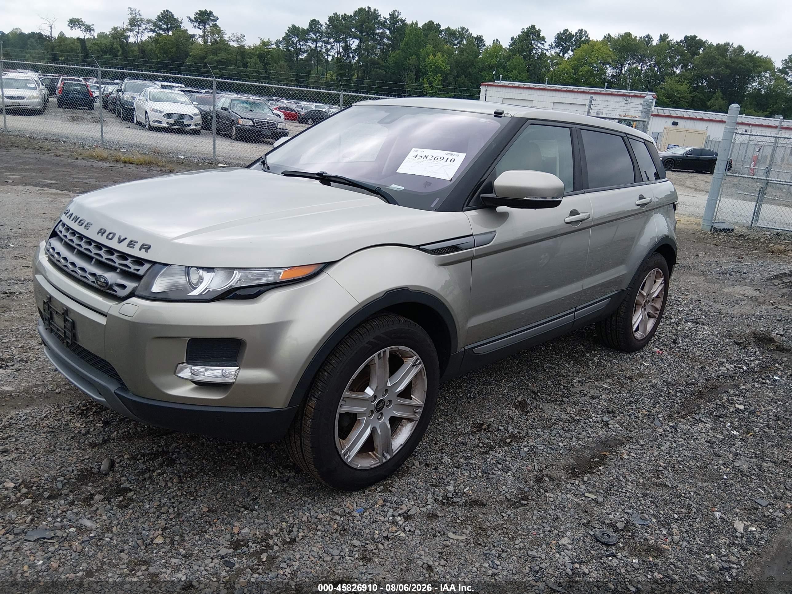 2013 LAND ROVER RANGE ROVER EVOQUE PURE