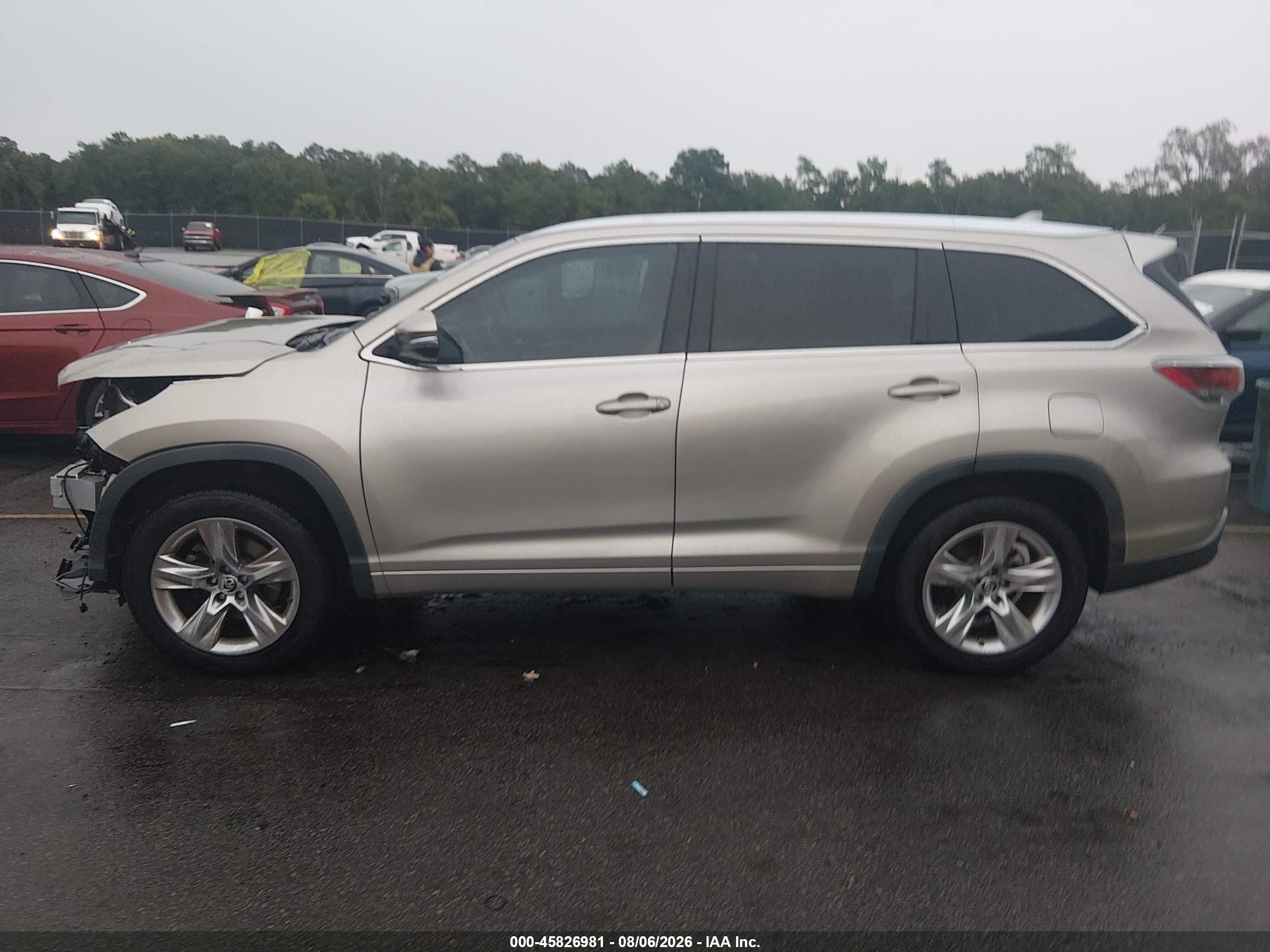 2016 TOYOTA HIGHLANDER LIMITED V6